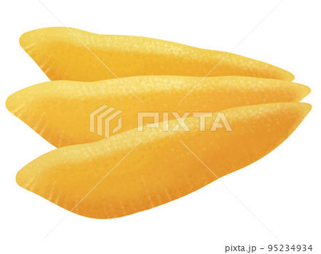 数の子三切れのリアルなテイストの美味しそうな手描きイラスト 数の子三切れのリアルなテイストの美味しそうな手描きイラスト 95234934