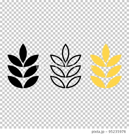 wheat icon illustration 95235976