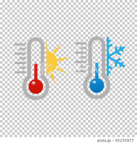 温度計アイコンイラストセット 95235977