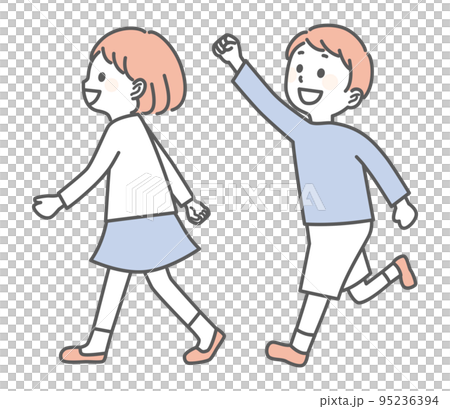 Walking Child 95236394