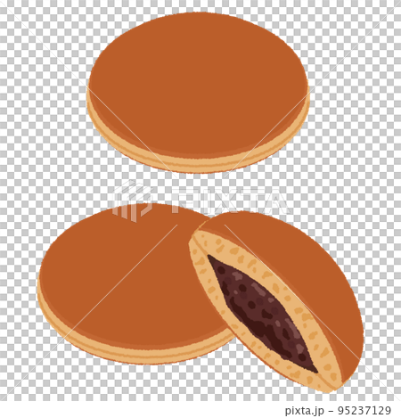 どら焼きのイラスト 95237129