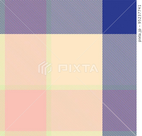 Classic Minimal Plaid textured seamless pattern for fashion textiles and graphics 95237741