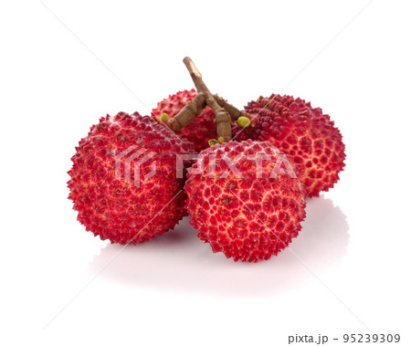 Lychee or Litchi isolated on the white background. Lychee or Litchi isolated on the white background. 95239309