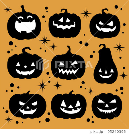 Happy Halloween vector. Illustration of various Happy Halloween vector. Illustration of various 95240396