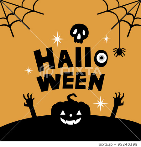 Happy Halloween Vector. magic elements. Pumpkins, Happy Halloween Vector. magic elements. Pumpkins, 95240398