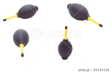 Air blower on white background isolated. Photography professional cleaning accessory 95244316