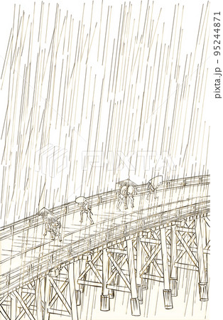 大はしあたけの夕立　ゴールドバージョン	 95244871