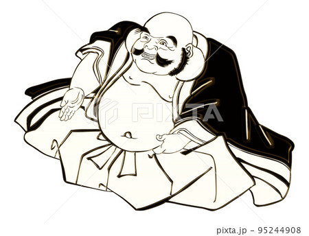 浮世絵 七福神 その29 ゴールドバージョン 浮世絵 七福神 その29 ゴールドバージョン 95244908