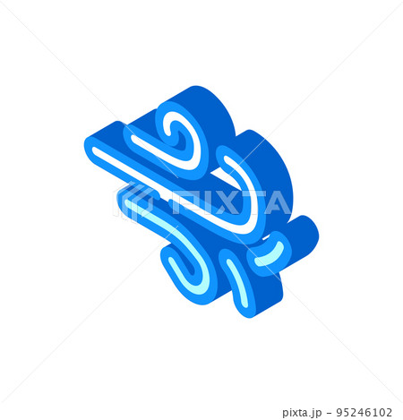 wind air clean isometric icon vector illustration 95246102