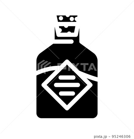 bath salt glyph icon vector illustration 95246306