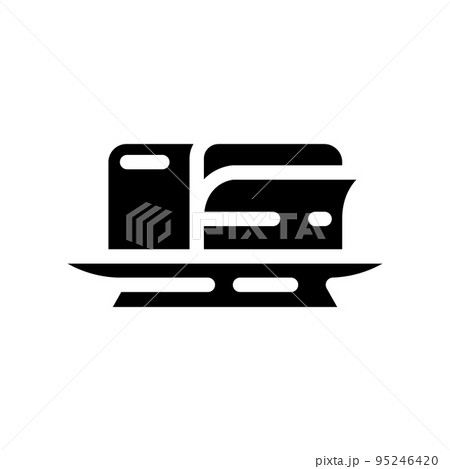 butter milk product glyph icon vector illustration 95246420