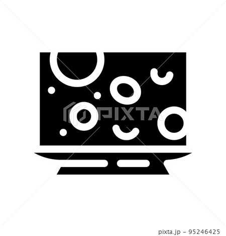 cheese milk product glyph icon vector illustration cheese milk product glyph icon vector illustration 95246425