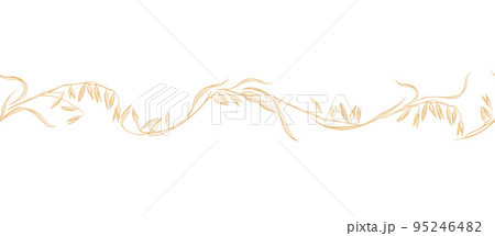 Oat print, grains. Vector seamless pattern 95246482