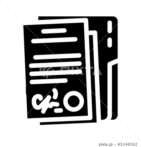 document folder glyph icon vector illustration document folder glyph icon vector illustration 95246502