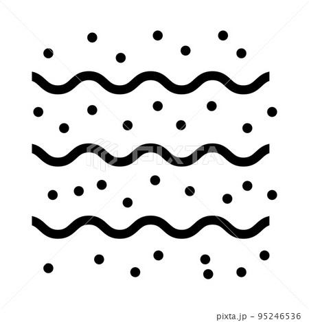 air wave glyph icon vector illustration 95246536