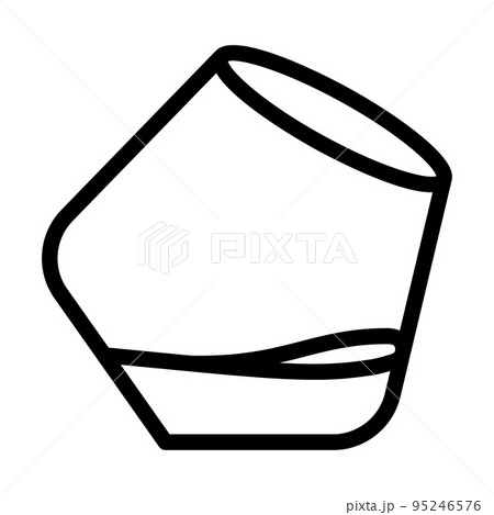 drink wine glass line icon vector illustration drink wine glass line icon vector illustration 95246576