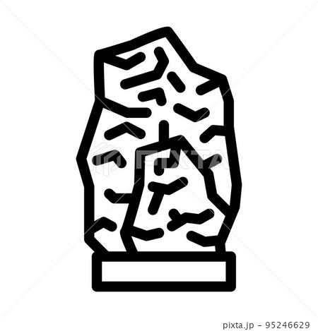 salt cave line icon vector illustration salt cave line icon vector illustration 95246629