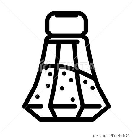 shaker salt line icon vector illustration shaker salt line icon vector illustration 95246634