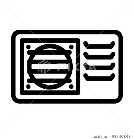 conditioner air line icon vector illustration 95246848