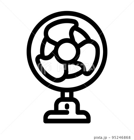 fan air clean line icon vector illustration 95246868