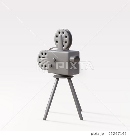 3d realistic old  movie-cinema projector, cinema, entertainment concept. Vector illustration. 3d realistic old  movie-cinema projector, cinema, entertainment concept. Vector illustration. 95247145
