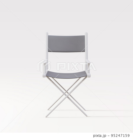 3d realistic producer chair, director chair. Vector illustration. 3d realistic producer chair, director chair. Vector illustration. 95247159