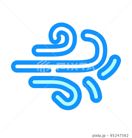 wind air clean color icon vector illustration wind air clean color icon vector illustration 95247562