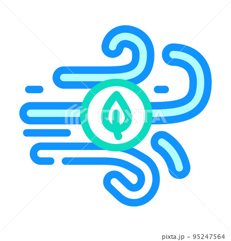 fresh air color icon vector illustration 95247564