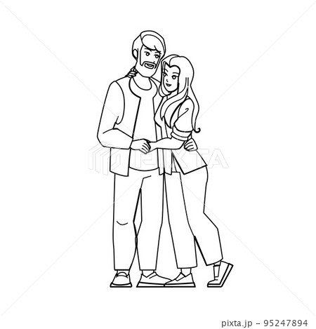 indian couple vector indian couple vector 95247894