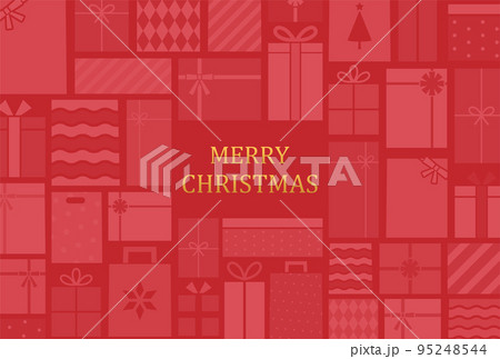 背景パターン_クリスマスプレゼント 背景パターン_クリスマスプレゼント 95248544