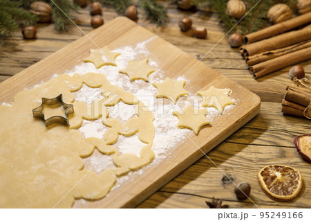 making of the Christmas cookies making of the Christmas cookies 95249166