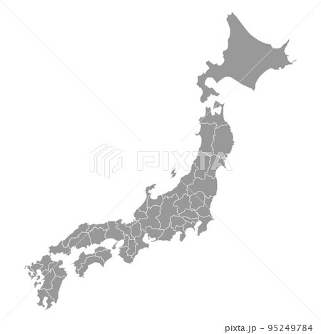 都道府県ごとに分離できる日本地図。 都道府県ごとに分離できる日本地図。 95249784