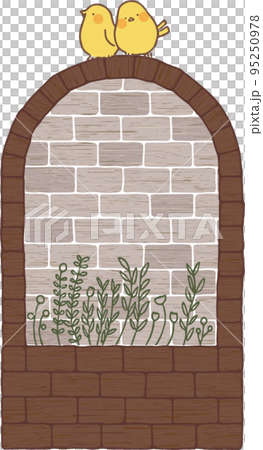 古色古香的磚框 95250978