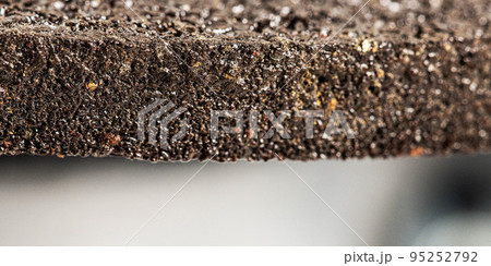 Element of a cleaning abrasive wheel for a grinder, macro. 95252792