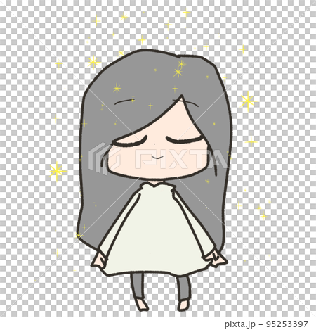 スピリチュアルな受容女性[PIXTAonly] 95253397