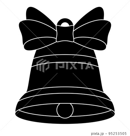 Christmas Bell isolated on white background Christmas Bell isolated on white background 95253505