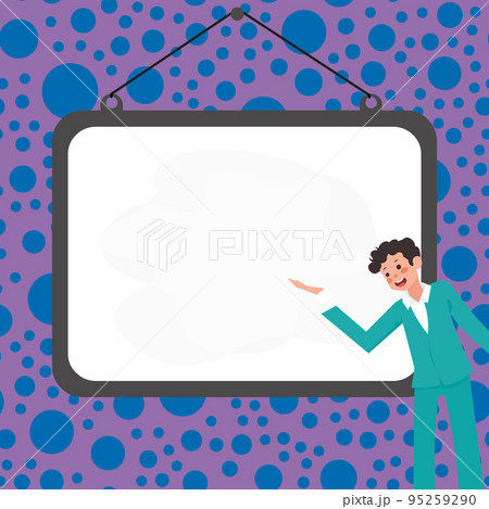 Instructor Drawing Pointing Stick On Empty Whiteboard While Holding Cup. Professor Holding Pointer At The Board Showing New Information. Instructor Drawing Pointing Stick On Empty Whiteboard While Holding Cup. Professor Holding Pointer At The Board Showing New Information. 95259290