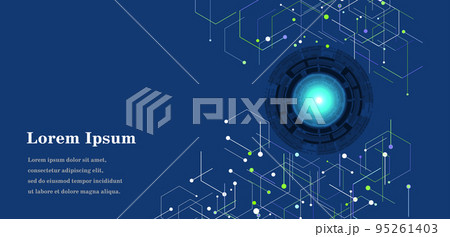 幾何学 抽象 AI 人工知能 科学 背景 95261403