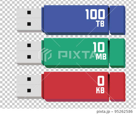正常なUSB3色セット 95262586