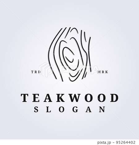texture of wood from teak wood logo vector illustration design texture of wood from teak wood logo vector illustration design 95264402