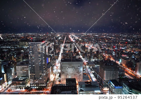 札幌の夜景（JRタワー展望室T38から） 95264537
