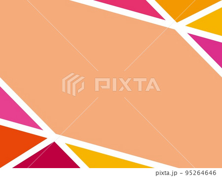 幾何学模様 フレーム 三角形 幾何学模様 フレーム 三角形 95264646