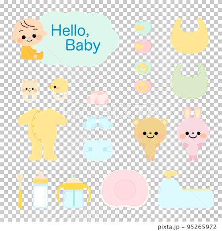 赤ちゃんの子育てアイテムセット 95265972