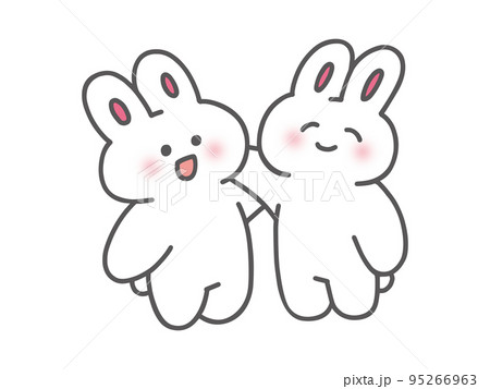 仲良しカップ♡うさぎ&小鳥 しず華 マグカップ うさぎ | うさぎセレクトショップ森音