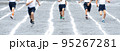横一線の徒競走 95267281