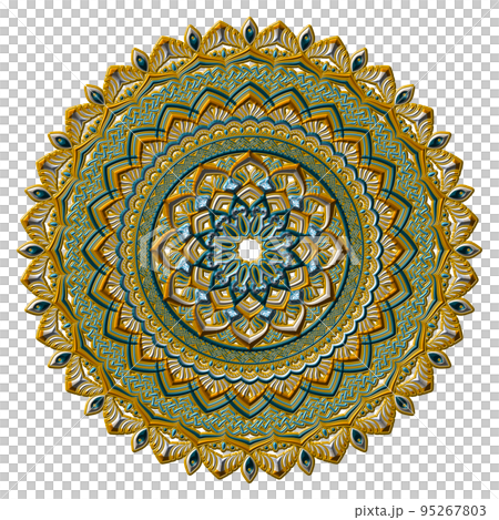 Mandala art (jewelry style, geometric patterns, flowers) Mandala art (jewelry style, geometric patterns, flowers) 95267803