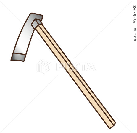 農作業　作業　道具　工具　イラスト　鍬 95267930