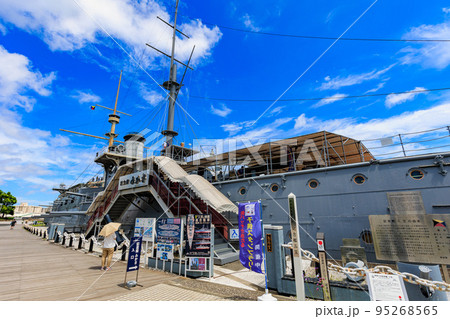 神奈川県　横須賀市　三笠公園にある記念艦三笠 95268565