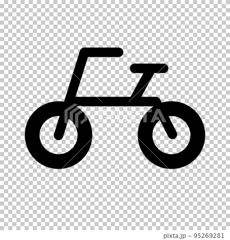 bicycle with big tires. vector. 95269281