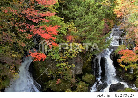 奥日光 錦秋の竜頭の滝 95270627